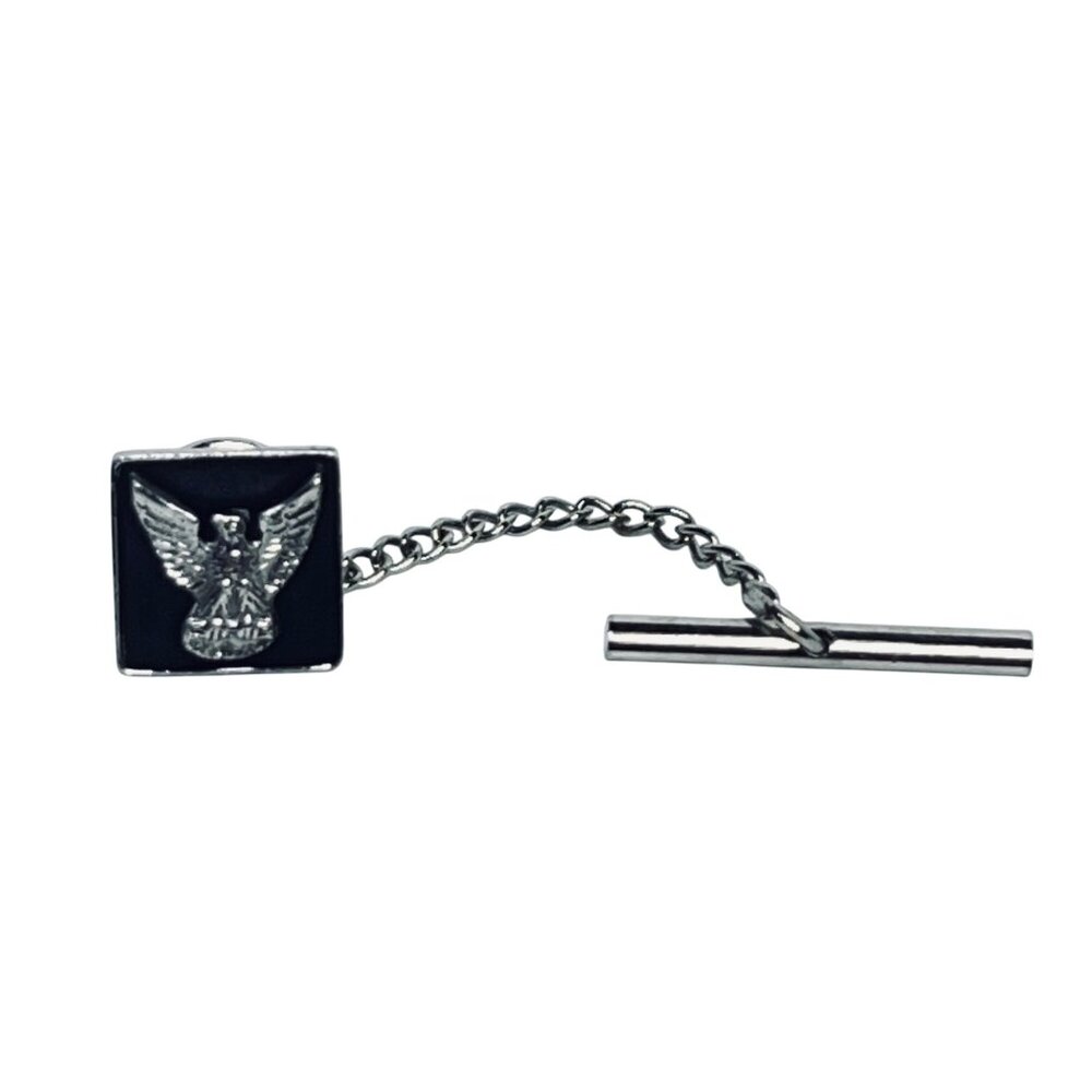 Vintage Sterling Silver Tie Tack With Eagle (1289-A-B)